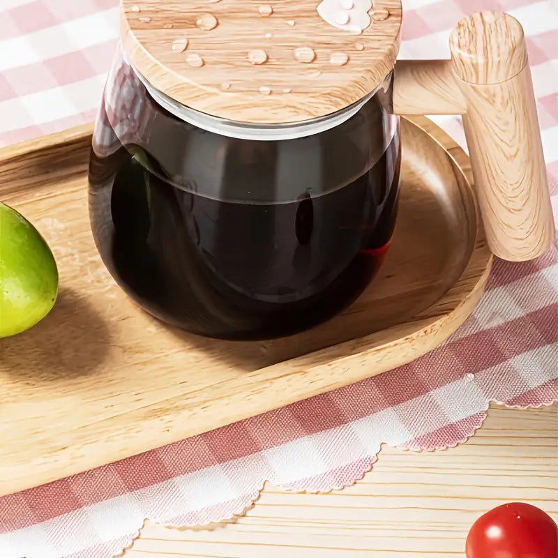 Caneca Auto-Mexedora Elétrica de Vidro – Praticidade e Eficiência para o Seu Dia a Dia